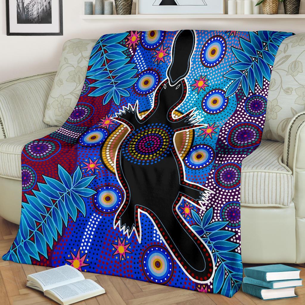 aboriginal-premium-blanket-indigenous-platypus