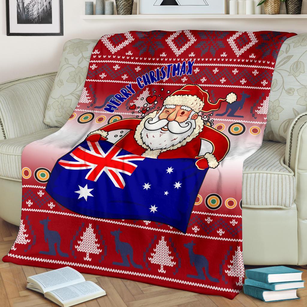 christmas-premium-blanket-australia-santa-claus-hold-the-flag-red