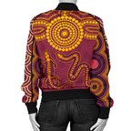aboriginal-womens-bomber-jacket-aboriginal-snake-and-alligator