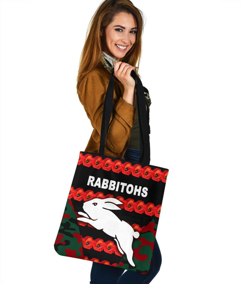 south-sydney-rabbitohs-tote-bag-anzac-day-poppy-flower-vibes