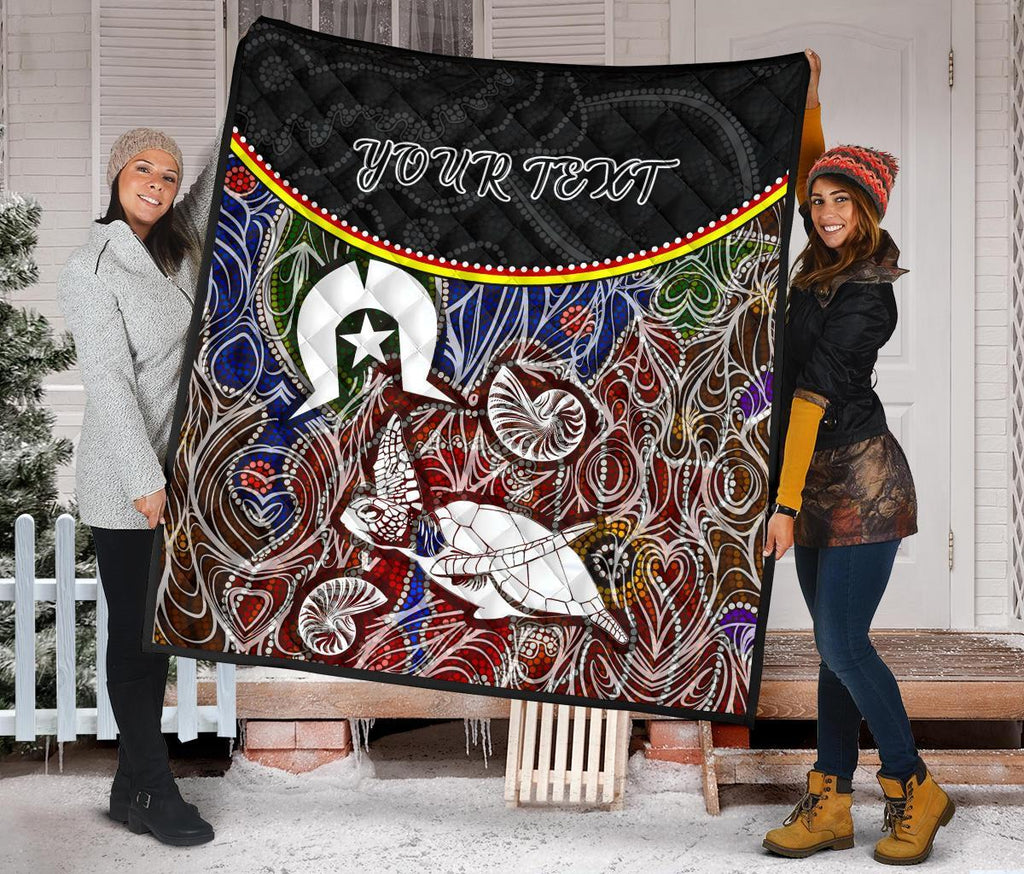 personalised-premium-quilt-aboriginal-dot-in-naidoc-week-style