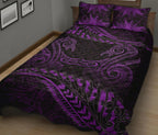 aotearoa-quilt-bed-set-purple-maori-manaia-with-silver-fern
