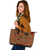 leather-tote-bag-indigenous-circle-dot-painting-ver01