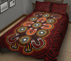 aboriginal-quilt-bed-set-aboriginal-dot-painting-flowers-style