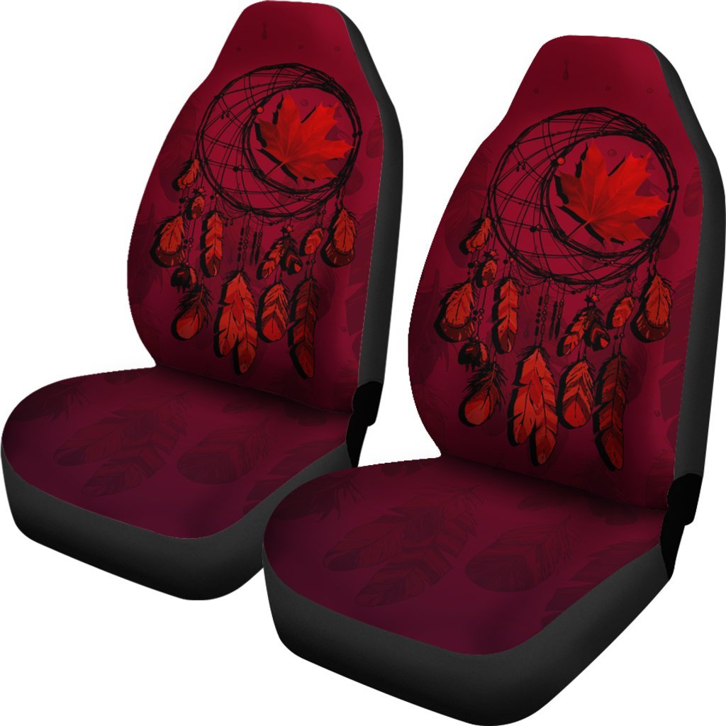 canada-maple-leaf-dreamcatcher-car-seat-covers