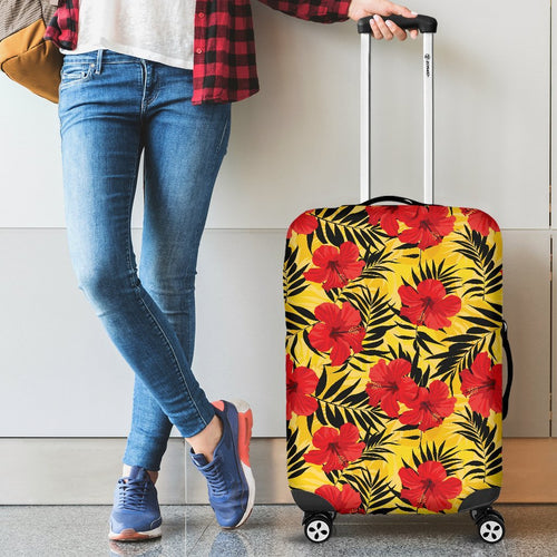 red-hibiscus-pattern-luggage-cover
