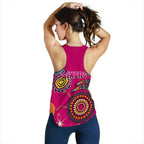 Sydney Women's Racerback Tank Sixers Indigenous - Magenta - Vibe Hoodie