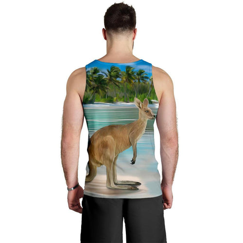 men-tank-top-kangaroo-mens-tank-landscape-art