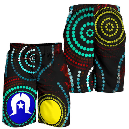aboriginal-shorts-aboriginal-dot-painting-flag-1