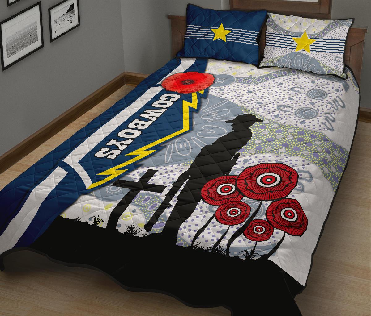 cowboys-quilt-bed-set-aboriginal-anzac-day