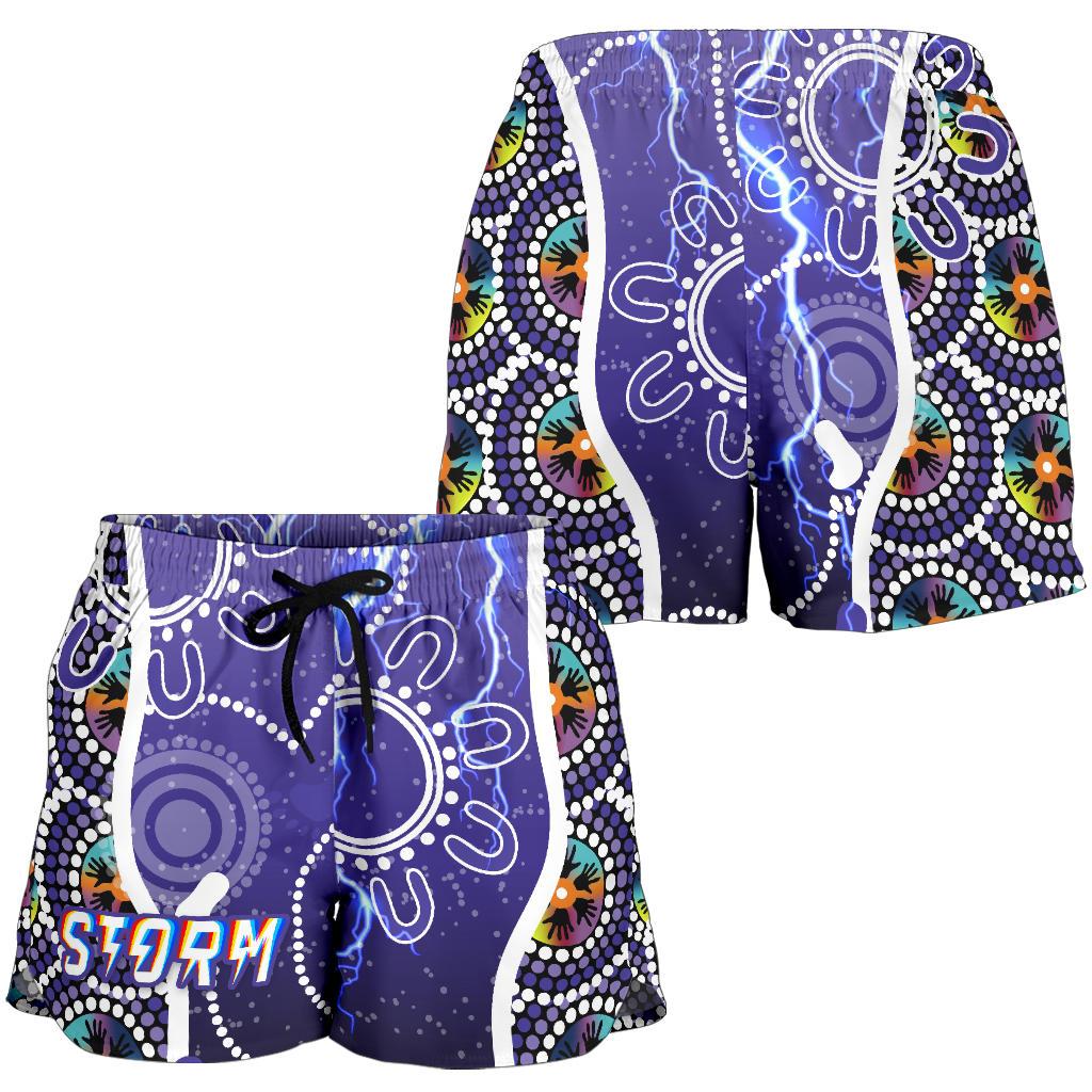 Melbourne Storm Women Shorts Unique Indigenous - Vibe Hoodie