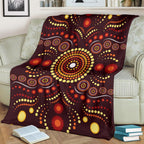 aboriginal-premium-blanket-indegenous-dot-painting-art