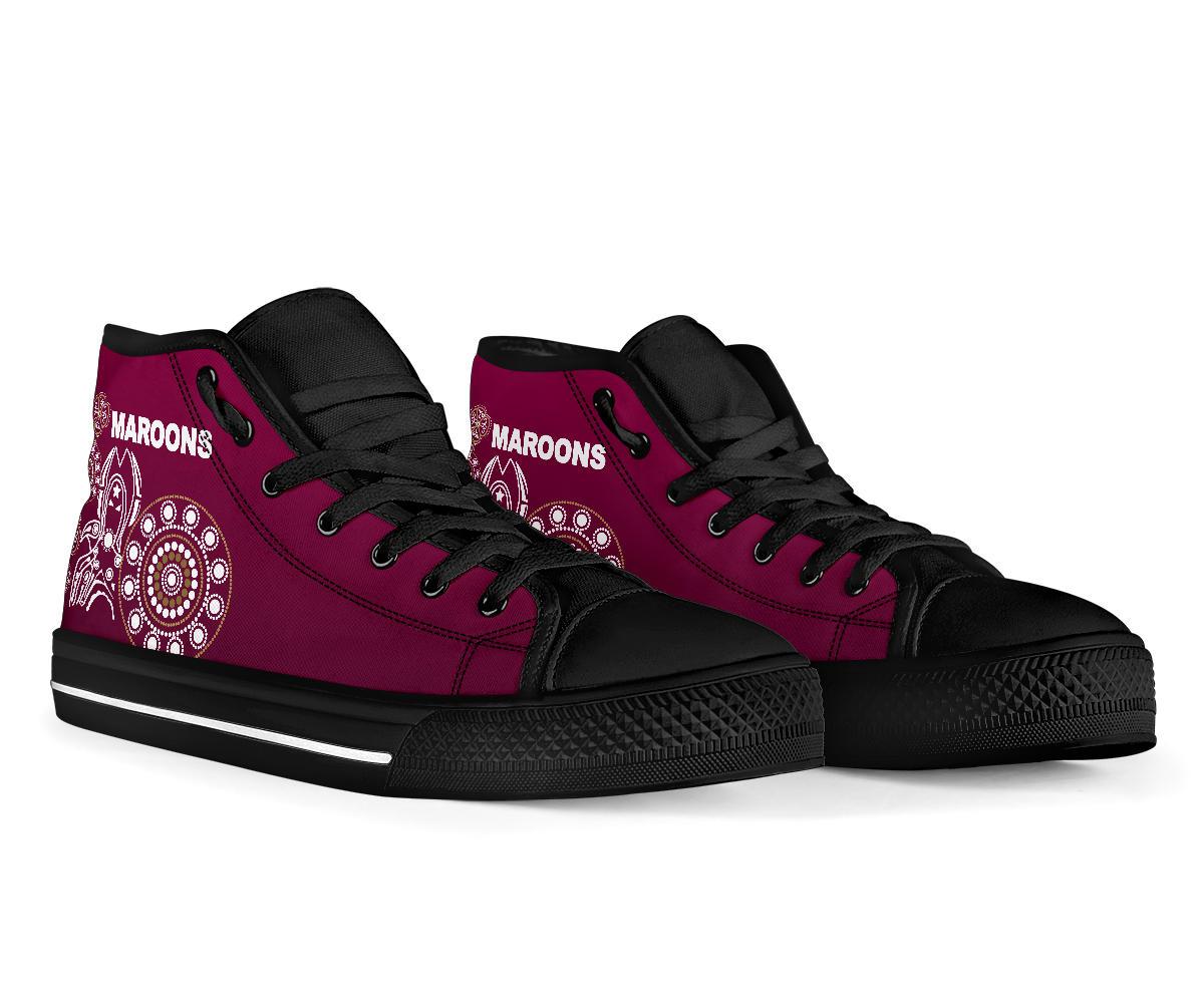 queensland-high-top-shoe-maroons-simple-indigenous