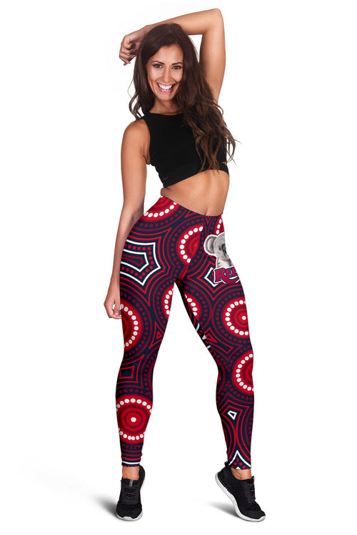reds-rugby-australian-women-leggings-simple-indigenous-queensland