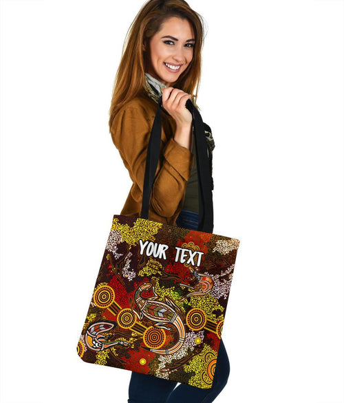 custom-aboriginal-tote-bags-kangaroo-and-lizard-dot-painting-art