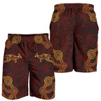 1staustrailia-aboriginal-shorts-indigenous-dot-painting-kangaroo