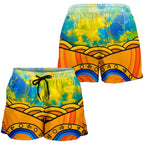 Aboriginal Women's Shorts, Australia Kangaroo Sky - Vibe Hoodie