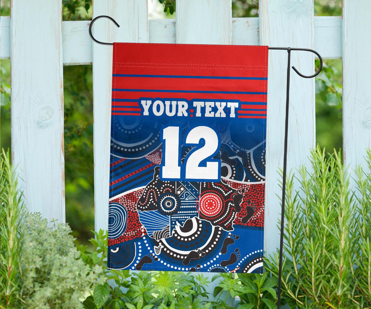 custom-personalised-knights-flag-newcastle-aboriginal-horizontal-style