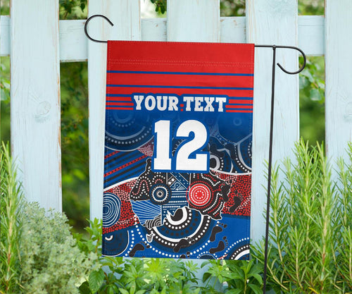 custom-personalised-knights-flag-newcastle-aboriginal-horizontal-style