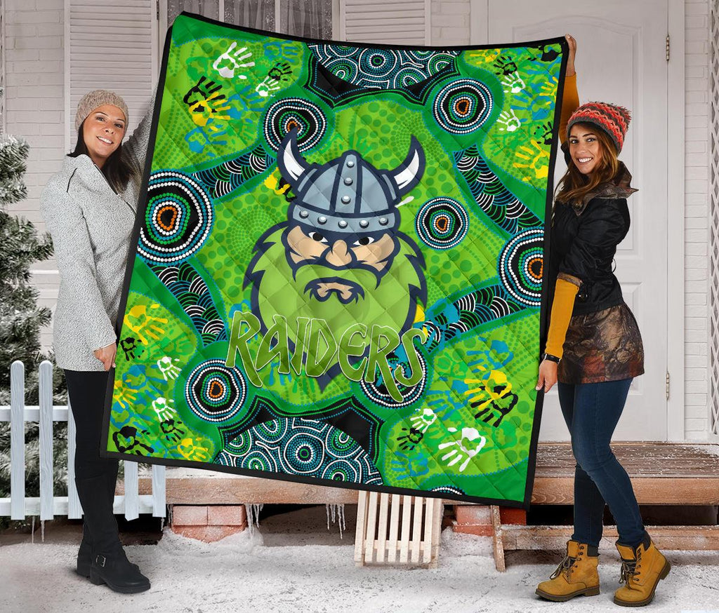 canberra-premium-quilt-raiders-viking-indigenous