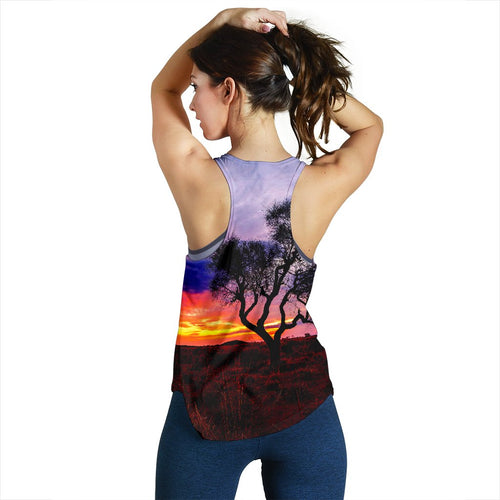 Racer tanks - Australia Sky View, The Forest is Growing - Vibe Hoodie
