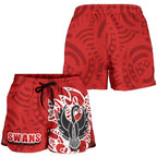 Sydney Women Shorts Simple Indigenous Swans - Vibe Hoodie
