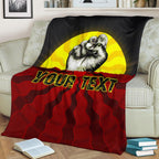custom-aboriginal-premium-blanket-black-lives-matter-sun-dot-painting