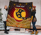 personalised-premium-quilt-aboriginal-dot-patterns-fish