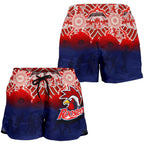 Roosters All Over Print Women's Shorts Anzac Day Aboriginal - Vibe Hoodie