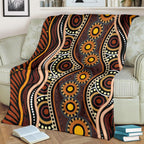 aboriginal-premium-blanket-indegenous-dot-painting-art-1