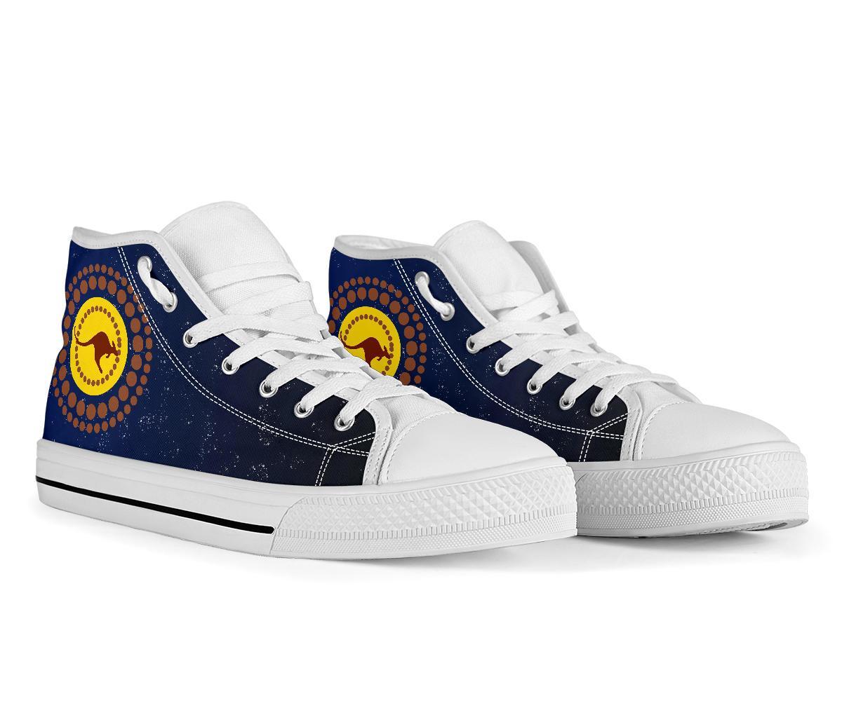 1staustralia-high-top-shoes-kangaroo-on-the-sun
