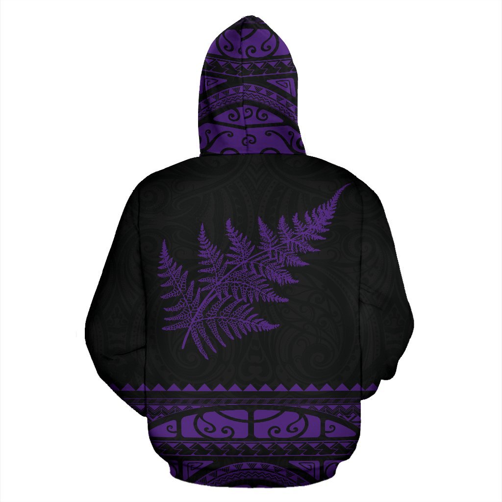 maori-aotearoa-silver-fern-hoodie-violet-medal-version