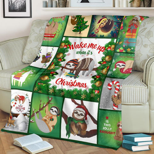 christmas-premium-blanket-light-green-merry-christmas