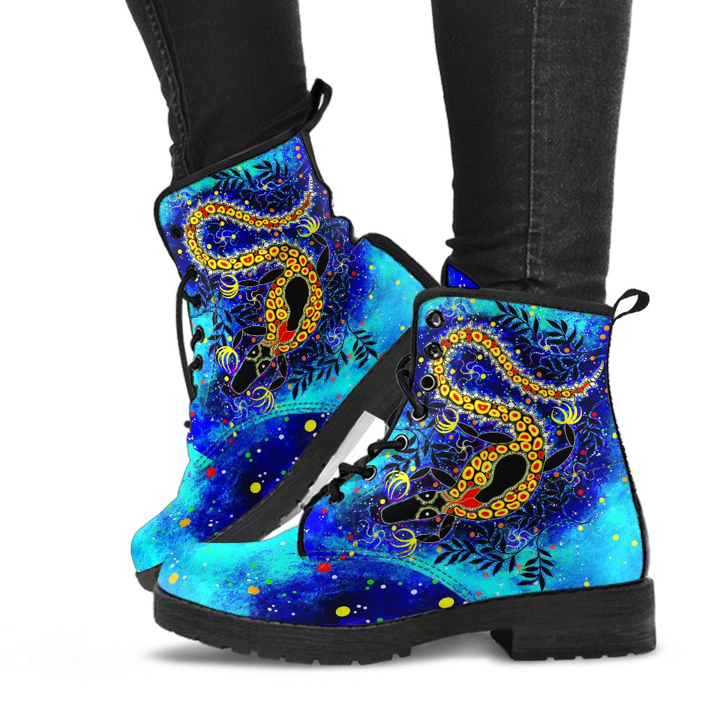 aboriginal-leather-boots-indigenous-crocodile