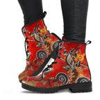 kagaroo-crocodile-leather-boots-australia-aboriginal-dot