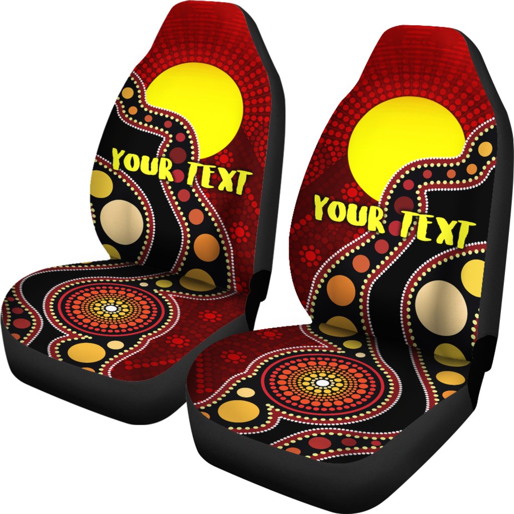 custom-car-seat-covers-australia-aboriginal-lives-matter-flag-circle-dot-painting-art