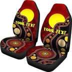 custom-car-seat-covers-australia-aboriginal-lives-matter-flag-circle-dot-painting-art