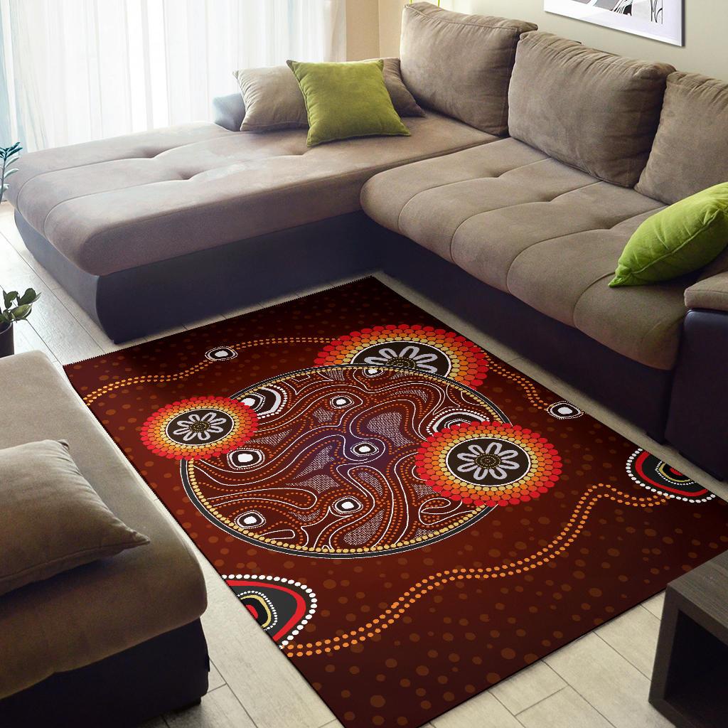 area-rug-aboriginal-dot-painting-rug-earth-ver11