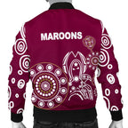queensland-mens-bomber-jacket-maroons-simple-indigenous