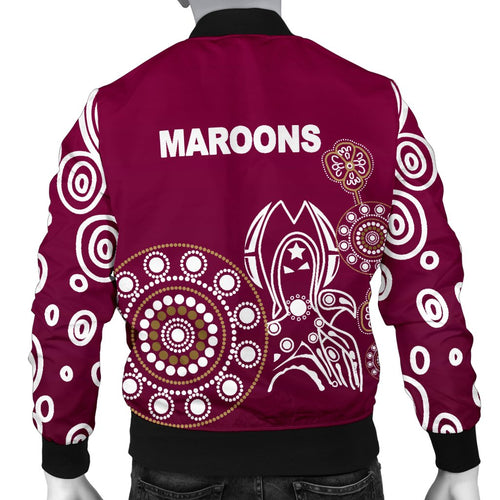 queensland-mens-bomber-jacket-maroons-simple-indigenous