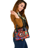 Aboriginal Shoulder Handbag, Koala and Hand Art Dot Painting Bag - Vibe Hoodie