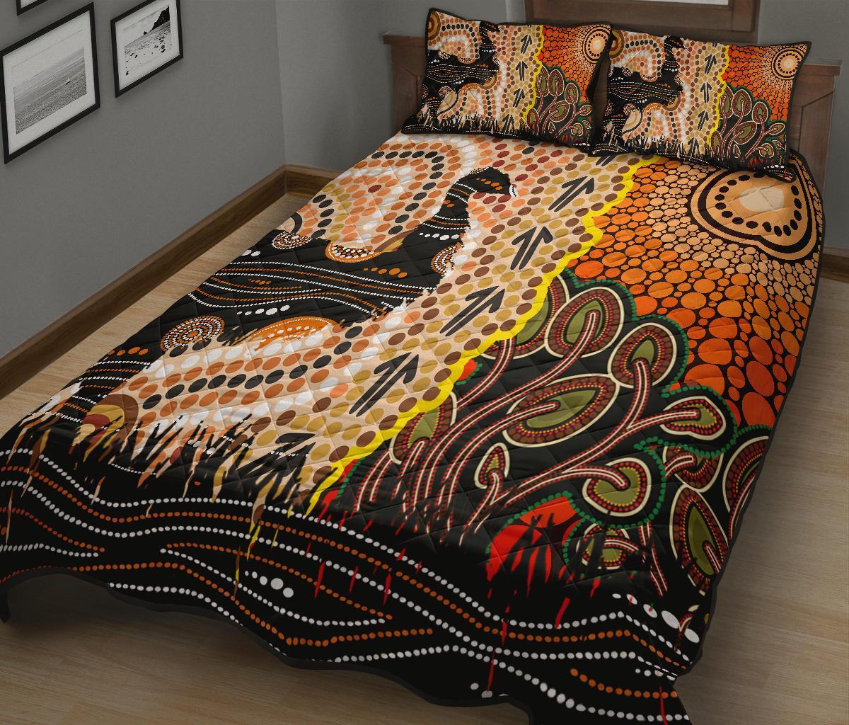 1saustralia-quilt-bed-set-australian-aboriginal-sun-and-emu