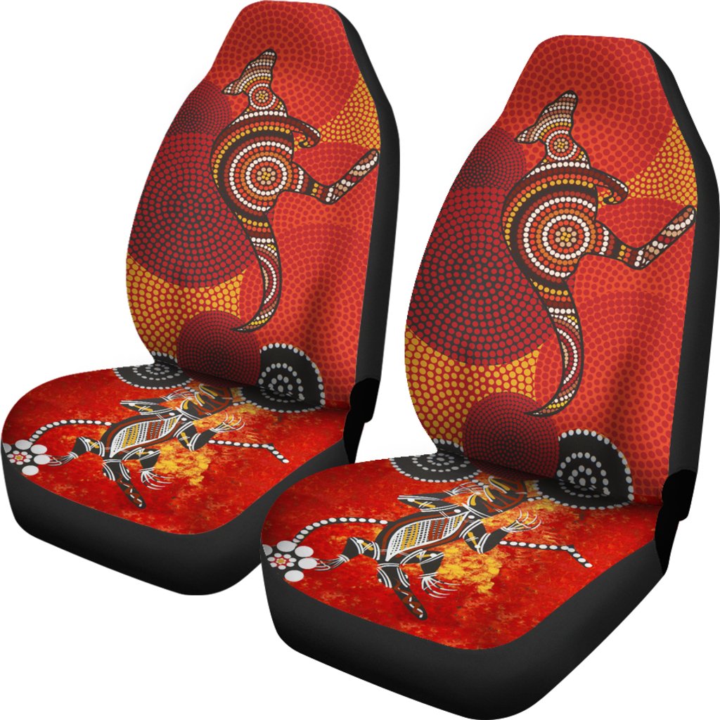 car-seat-covers-aboriginal-dot-painting-kangaroo-and-crocodile