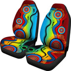 aboriginal-car-seat-covers-indigenous-art-color-circle-patterns-blue-dream