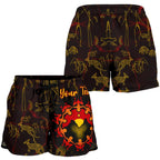 [Custom] Aboriginal Women's Shorts - Australia Map and Indigenous Flag - Vibe Hoodie