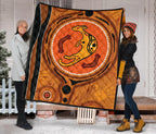 aboriginal-premium-quilt-indigenous-snake-hand-brown-color