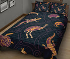 quilt-bed-set-indigenous-animals-patterns