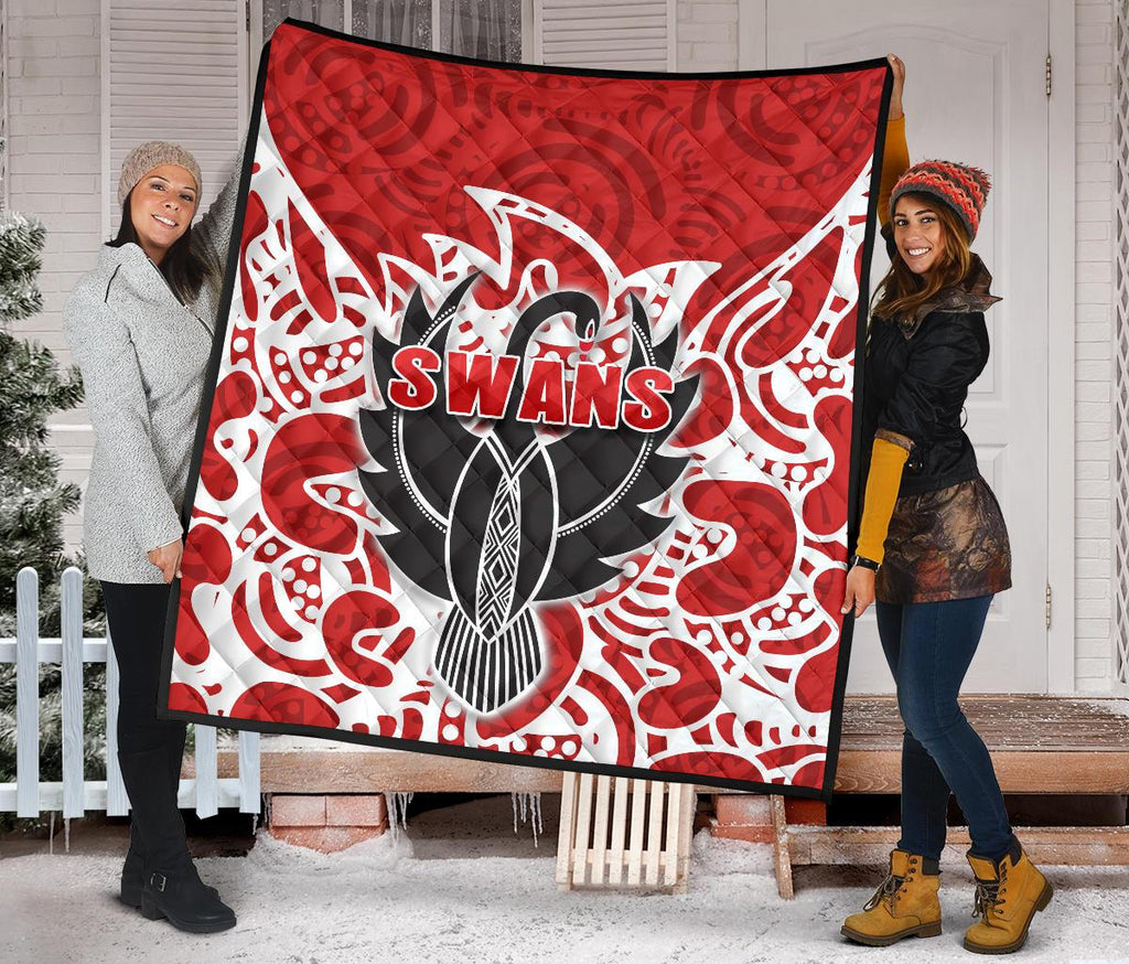 sydney-premium-quilt-simple-indigenous-swans