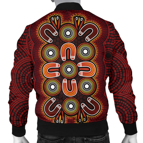 aboriginal-mens-bomber-jacket-aboriginal-dot-painting-flowers-style