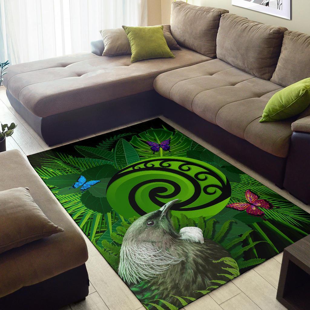 new-zealand-area-rug-koru-fern-mix-tui-bird-tropical-floral